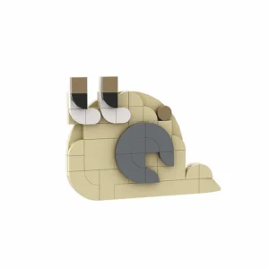 MOC – Letters Q Monster(LEGO Alternative Bricks) Learning Toy