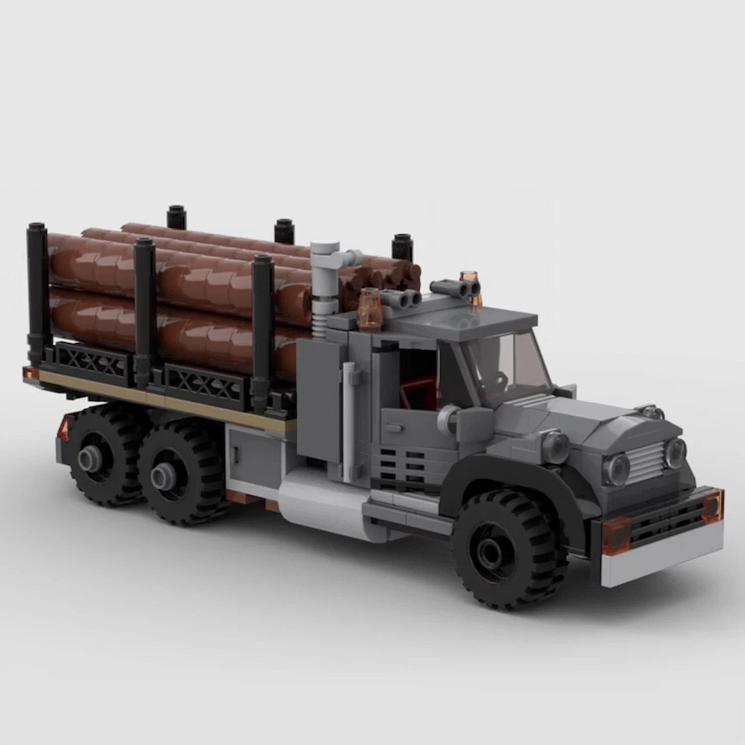 MOC 92555 - Vintage Logging Truck(LEGO Alternative Bricks) is loaded MOC 92555 - Vintage Logging Truck(LEGO Alternative Bricks) is loaded