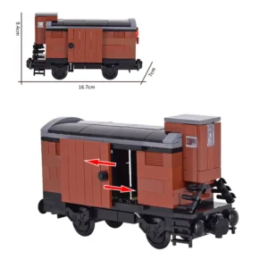 MOC – Chemical Acid transport carboy wagon tank car with acid tanks and containers (LEGO Alternative Bricks)
