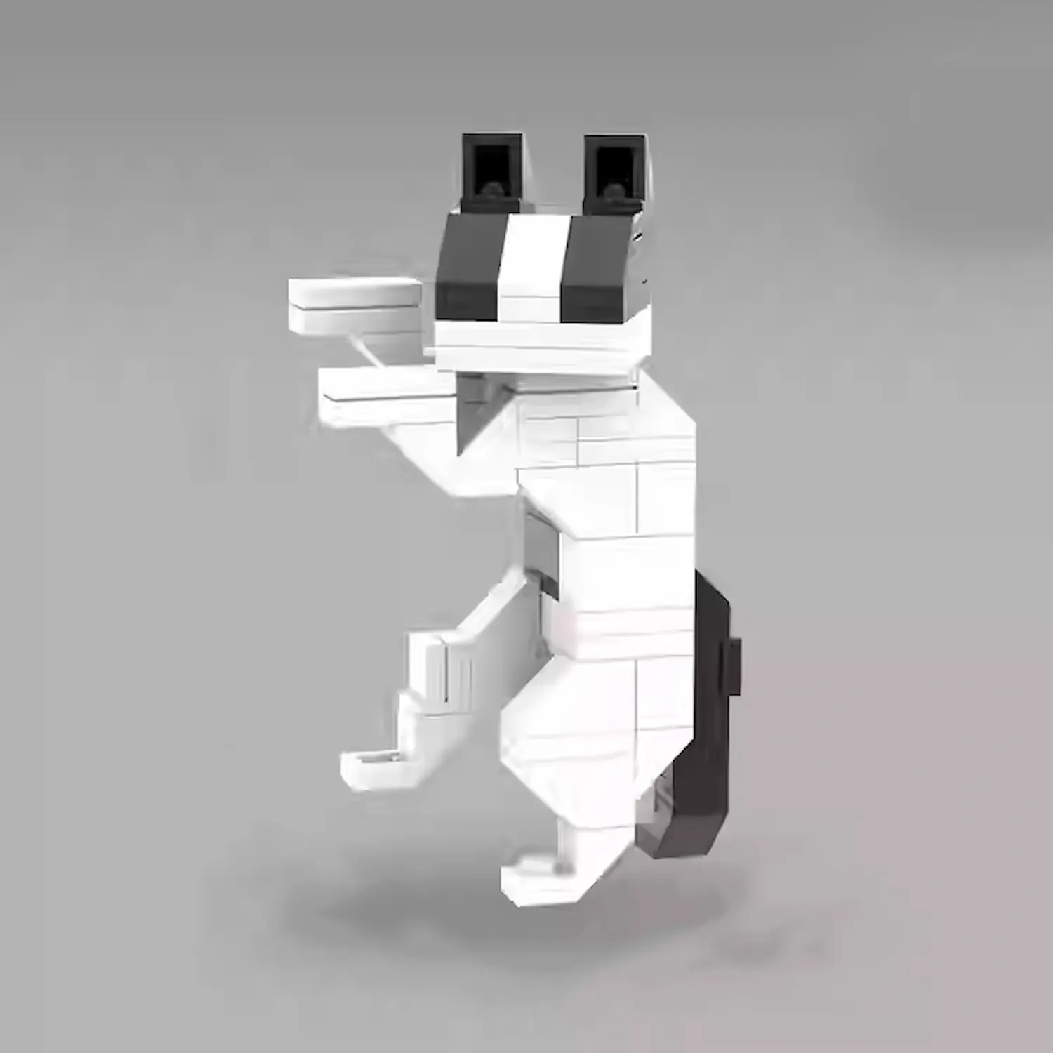 MOC – Dancing Cow Cat - Classic Size Building Blocks