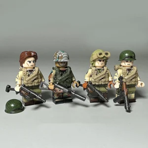 Band of Brothers Easy Company figures World War II era US military uniforms