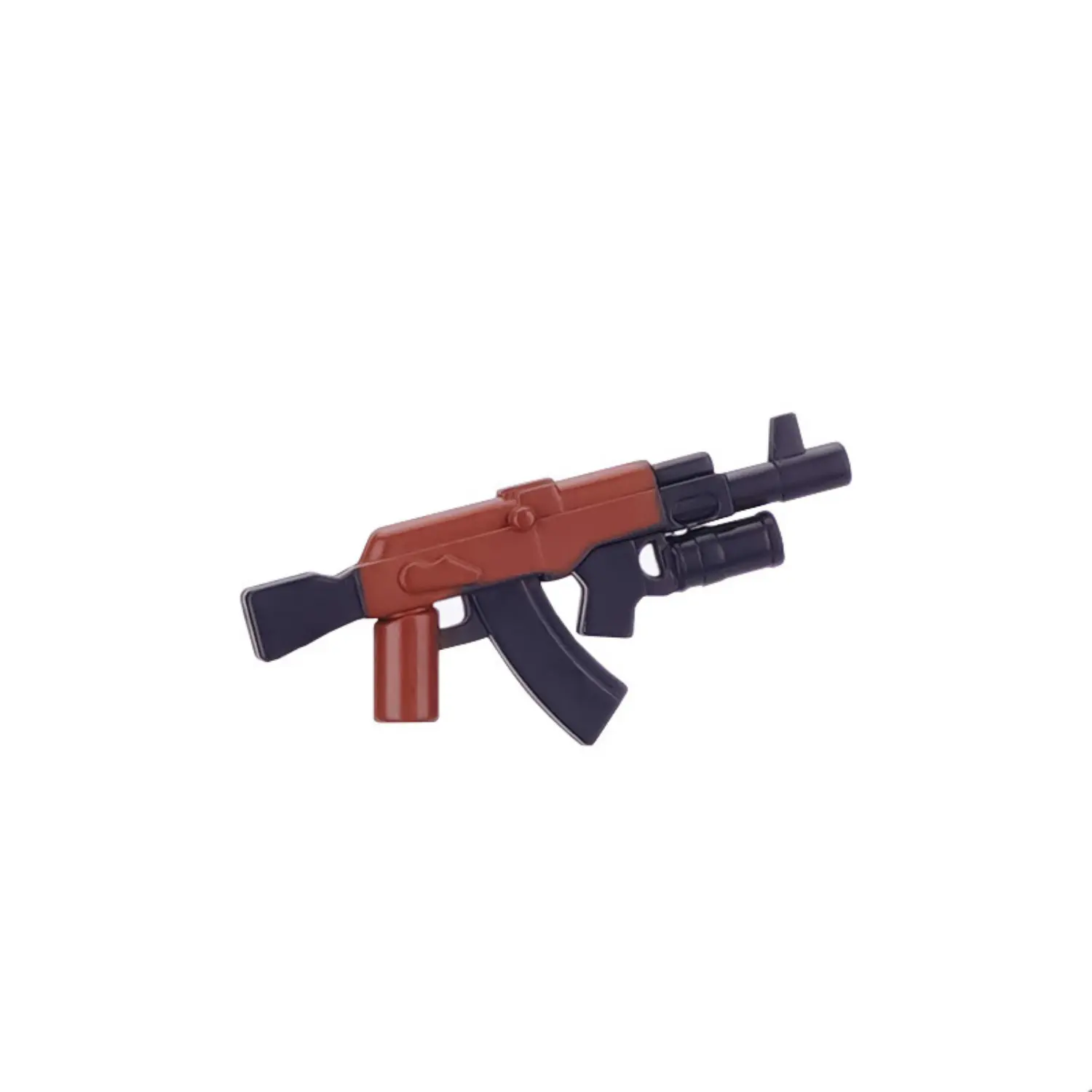 Custom Piece Miniature – AK 47 assault rifle with an underbarrel grenade launcher – 3D Print for LEGO Minifigure