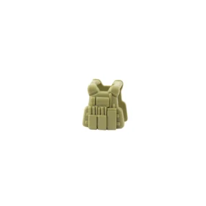 Custom Piece Miniature – BrickArms PCV Plate Carrier Vest olive green - Specialist – 3D Print for LEGO minifigure