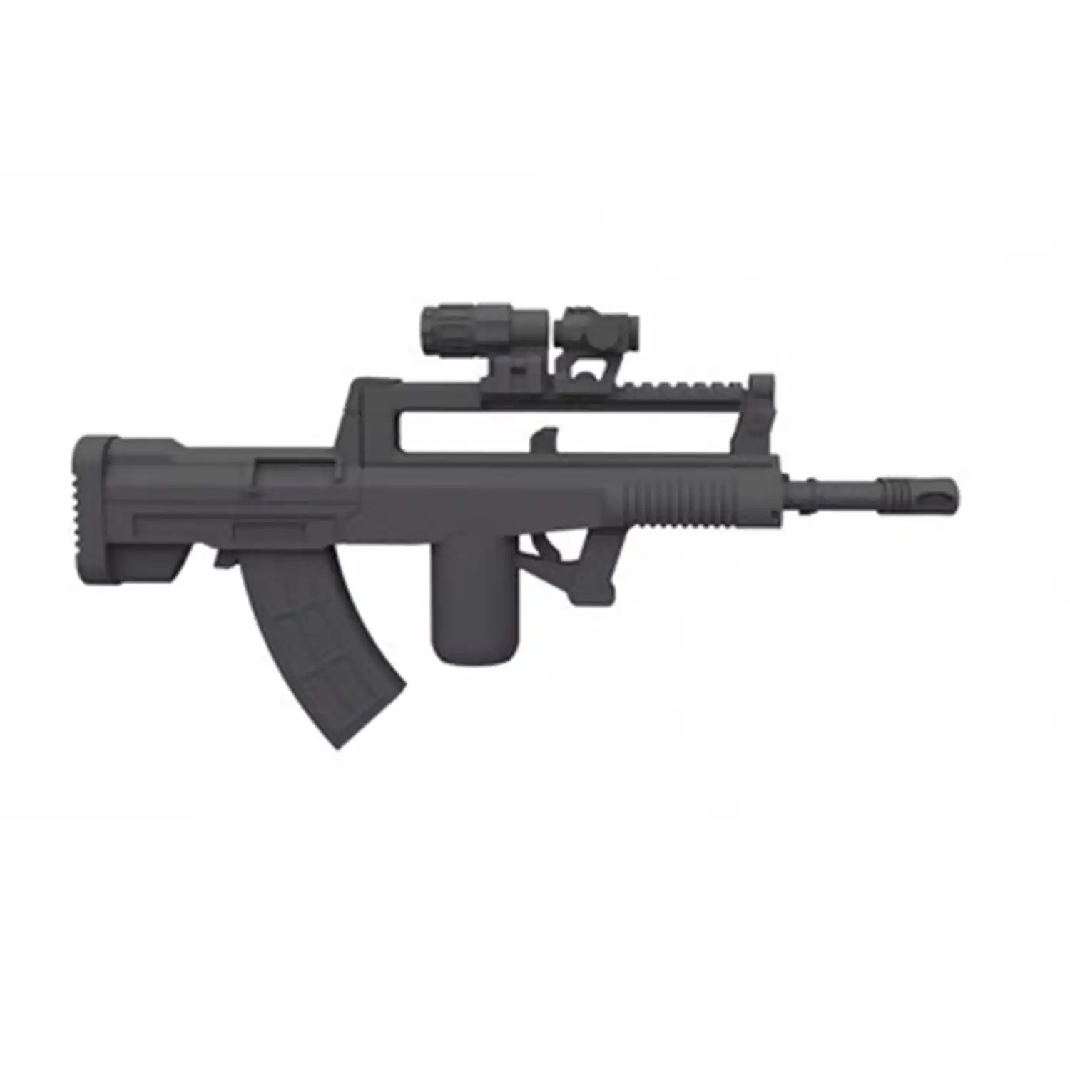 Custom Piece Miniature – Chinese QBZ 95 Type 95 bullpup assault rifle equipped with an optical sight – 3D Print for LEGO minifigure