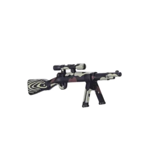 Custom Piece Miniature – Kar98k sniper rifle with camouflage and bipod – 3D Print for LEGO Minifigure