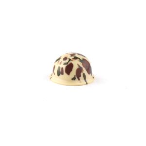 Custom Piece Miniature – M1 helmet with a camouflage pattern consisting of brown and dark green splotches – 3D Print for LEGO minifigure