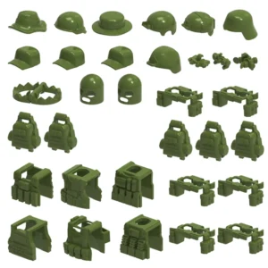 Custom Piece Miniature – Tactical Gear military gear and equipment army green – 3D Print for LEGO minifigure Custom Piece Miniature – Tactical Gear military gear and equipment army green – 3D Print for LEGO minifigure