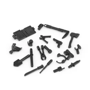 Custom Piece Miniature – Tactical Gear military gear and equipment tools weaponry black – 3D Print for LEGO minifigure Custom Piece Miniature – Tactical Gear military gear and equipment tools weaponry black – 3D Print for LEGO minifigure