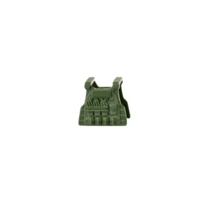Custom Piece Miniature – Tactical Vest Body Armor Army Green with various pouches – 3D Print for LEGO minifigure Custom Piece Miniature – Tactical Vest Body Armor Army Green with various pouches – 3D Print for LEGO minifigure