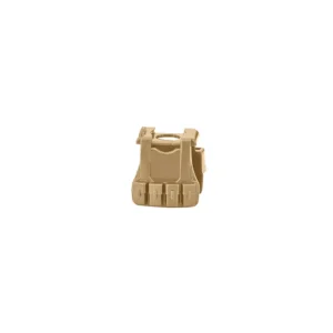 Custom Piece Miniature – Tactical Vest Body Armor dark tan with three front pouches – 3D Print for LEGO minifigure Custom Piece Miniature – Tactical Vest Body Armor dark tan with three front pouches – 3D Print for LEGO minifigure