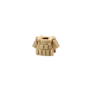 Custom Piece Miniature – Tactical Vest Body Armor tan desert yellow with shoulder pads – 3D Print for LEGO minifigure Custom Piece Miniature – Tactical Vest Body Armor tan desert yellow with shoulder pads – 3D Print for LEGO minifigure