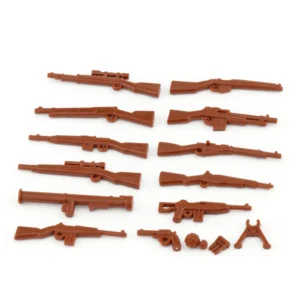 Custom Piece Miniature – World War II Allied and Soviet infantry weapons brown – 3D Print for LEGO minifigure Custom Piece Miniature – World War II Allied and Soviet infantry weapons brown – 3D Print for LEGO minifigure