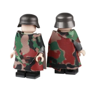 Custom Piece Miniature – military camouflage poncho cape M1945 Leibermuster camouflage pattern – 3D Print for LEGO Minifigure Custom Piece Miniature – military camouflage poncho cape M1945 Leibermuster camouflage pattern – 3D Print for LEGO Minifigure