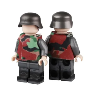 Custom Piece Miniature – military short camouflage vest smock M1945 Splittertarnmuster splinter pattern camouflage – 3D Print for LEGO Minifigure Custom Piece Miniature – military short camouflage vest smock M1945 Splittertarnmuster splinter pattern camouflage – 3D Print for LEGO Minifigure