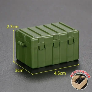 Custom Piece Miniature – military weapons box container crate army green – 3D Print for LEGO minifigure Custom Piece Miniature – military weapons box container crate army green – 3D Print for LEGO minifigure