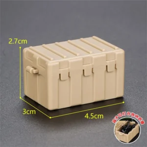 Custom Piece Miniature – military weapons box container crate desert tan sand – 3D Print for LEGO minifigure Custom Piece Miniature – military weapons box container crate desert tan sand – 3D Print for LEGO minifigure