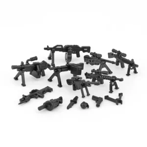 Custom Piece Miniature – military weapons firearms tactical gear black – 3D Print for LEGO minifigure Custom Piece Miniature – military weapons firearms tactical gear black – 3D Print for LEGO minifigure