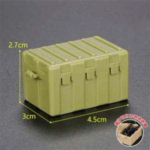 Custom Piece Miniature – military weapons storage box container crate olive green – 3D Print for LEGO minifigure Custom Piece Miniature – military weapons storage box container crate olive green – 3D Print for LEGO minifigure