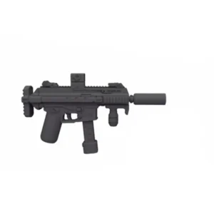 Custom Piece Miniature – submachine gun MP7 – 3D Print for LEGO minifigure Custom Piece Miniature – submachine gun MP7 – 3D Print for LEGO minifigure