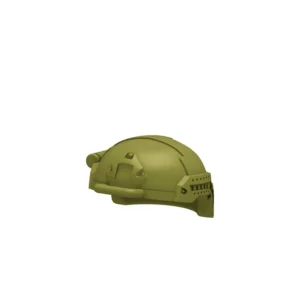 Custom Piece Miniature – tactical helmet olive green featuring side accessory rails and an NVG shroud – 3D Print for LEGO minifigure Custom Piece Miniature – tactical helmet olive green featuring side accessory rails and an NVG shroud – 3D Print for LEGO minifigure