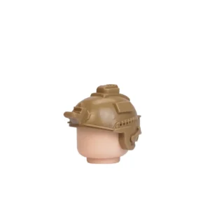 Custom Piece Miniature – tactical helmet tan– 3D Print for LEGO minifigure Custom Piece Miniature – tactical helmet tan– 3D Print for LEGO minifigure