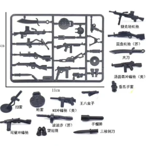 Custom Piece Miniature – weapons and equipments World War II Kuomintang KMT forces – 3D Print for LEGO minifigure Custom Piece Miniature – weapons and equipments World War II Kuomintang KMT forces – 3D Print for LEGO minifigure