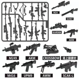 Custom Piece Miniature – weapons and equipments – 3D Print for LEGO minifigure2 Custom Piece Miniature – weapons and equipments – 3D Print for LEGO minifigure