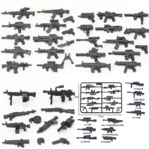 Custom Piece Miniature – weapons firearms and equipment – 3D Print for LEGO minifigure Custom Piece Miniature – weapons firearms and equipment – 3D Print for LEGO minifigure