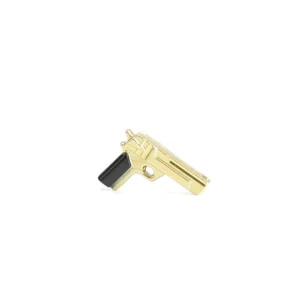 Custom Piece – Desert Eagle pistol gold – 3D Print for LEGO minifigure