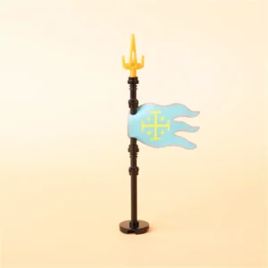 Custom Piece – Kingdom of Jerusalem faction standard flag – 3D Print for LEGO