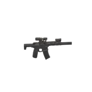 Custom Piece – Q Honey Badger rifle – 3D Print for LEGO minifigure Custom Piece – Q Honey Badger rifle – 3D Print for LEGO minifigure