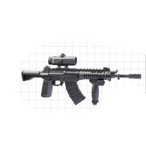 Custom Piece – QBZ191 assault rifle with scope – 3D Print for LEGO minifigure