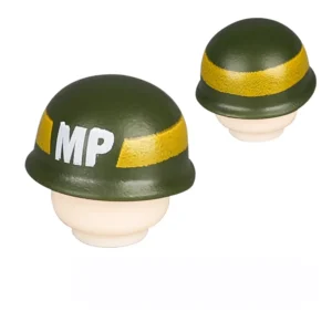 Custom Piece – green US Army M1 helmet from World War II – 3D Print for LEGO minifigure Custom Piece – green US Army M1 helmet from World War II – 3D Print for LEGO minifigure