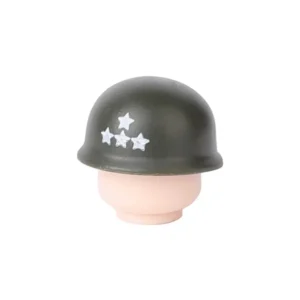 Custom Piece – green WWII US Army Lieutenant General helmet – 3D Print for LEGO minifigure Custom Piece – green WWII US Army Lieutenant General helmet – 3D Print for LEGO minifigure