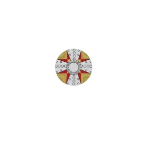 Custom Piece – round shield central multi-pointed star or sunburst – 3D Print for LEGO
