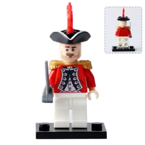 Minifigure Napoleonic era British officer or soldier LEGO Alternative Minifigure Napoleonic era British officer or soldier LEGO Alternative