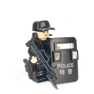 Minifigure - Police Special Operations or SWAT Special Weapons and Tactics officer (LEGO Alternative) Minifigure - Police Special Operations or SWAT Special Weapons and Tactics officer (LEGO Alternative)