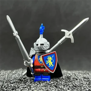 Minifigure Red Lion Knight LEGO Alternative