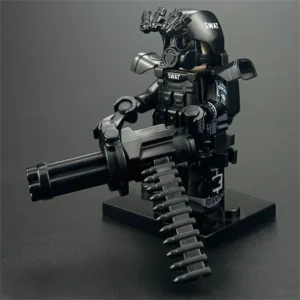 Minifigure - SWAT Special Weapons and Tactics officer (LEGO Alternative) Minifigure - SWAT Special Weapons and Tactics officer (LEGO Alternative)