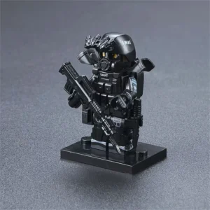 Minifigure - SWAT Special Weapons and Tactics officer (LEGO Alternative) Minifigure - SWAT Special Weapons and Tactics officer (LEGO Alternative)