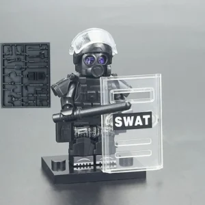 Minifigure - SWAT Special Weapons and Tactics officer (LEGO Alternative) Minifigure - SWAT Special Weapons and Tactics officer (LEGO Alternative)