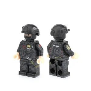 Minifigure - SWAT team Lightning Commando Unit (LEGO Alternative) Minifigure - SWAT team Lightning Commando Unit (LEGO Alternative)