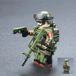 Minifigure - Snow Leopard Commando Unit People Armed Police of China (LEGO Alternative) Minifigure - Snow Leopard Commando Unit People Armed Police of China (LEGO Alternative)