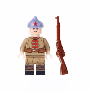 Minifigure - Soviet Red Army and rifle (LEGO Alternative) Minifigure - Soviet Red Army and rifle (LEGO Alternative)