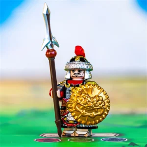 Minifigure spearman China Song Dynasty heavily armored LEGO Alternative