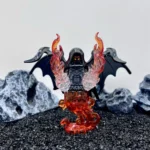 Abyssal Flame Demon Balrog type fantasy monster - Custom Printed Brick Block Figure