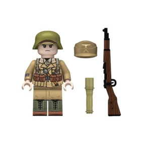 Minifigure – German Afrika Korps (DAK) NCO or senior rifleman North African Campaign of World War II (LEGO Compatible) Minifigure – German Afrika Korps (DAK) NCO or senior rifleman North African Campaign of World War II (LEGO Compatible)