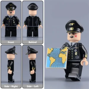 Minifigure – German Kriegsmarine Officer Lieutenant Commander (Navy) from WWII (LEGO Alternative) Minifigure – German Kriegsmarine Officer Lieutenant Commander (Navy) from WWII (LEGO Alternative)