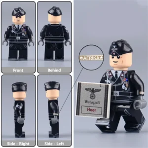 Minifigure – Oberfeldwebel German Panzer (tank) unit that served in the famed Afrikakorps World War II (LEGO Alternative) Minifigure – Oberfeldwebel German Panzer (tank) unit that served in the famed Afrikakorps World War II (LEGO Alternative)
