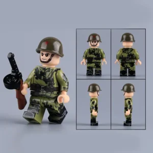 Minifigure – Soviet Red Army soldier from World War II (LEGO Alternative) Minifigure – Soviet Red Army soldier from World War II (LEGO Alternative)